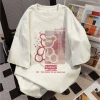 Áo thun 100% cotton in hình gấu hồng phong cách Hàn Quốc - Giá chỉ 69.000đ 5