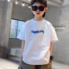 Áo Thun 100% Cotton Tay Ngắn Cổ Tròn Dáng Rộng Unisex Bé 2-14 tuổi - 100.333₫ 5