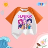 Áo thun 1.988 Huntrix KPop Demon Hunters bé gái – cotton thoáng mát, nhiều màu, size 15‑38kg, mã Hun03, 90.000₫ 2