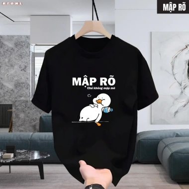 Áo thun 2.026 nam nữ cổ tròn unisex cotton mềm mại - Mập rõ không mập mờ, 69.000₫