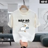 Áo thun 2.026 nam nữ cổ tròn unisex cotton mềm mại - Mập rõ không mập mờ, 69.000₫ 2