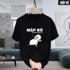 Áo thun 2.026 nam nữ cổ tròn unisex cotton mềm mại - Mập rõ không mập mờ, 69.000₫ 9