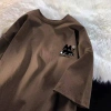 Áo thun 2.026 ngắn tay dáng rộng unisex retro cổ tròn mùa hè Giá 69.000đ Giao 24h 5