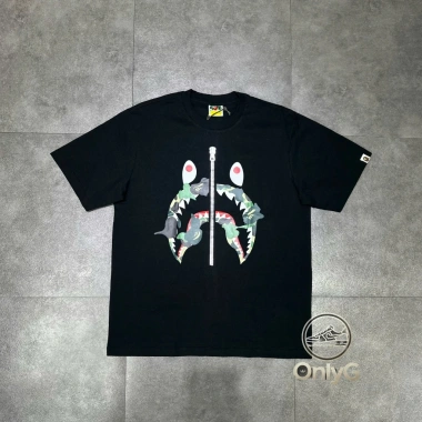 Áo thun A Bathing Ape đa màu thời trang, vải thấm hút mồ hôi, giảm giá 18% - Black chỉ 900.000₫