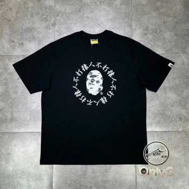 Áo thun A Bathing Ape đa màu thời trang, vải thấm hút mồ hôi, giảm giá 18% - Black chỉ 900.000₫