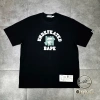 Áo thun A Bathing Ape đa màu thời trang, vải thấm hút mồ hôi, giảm giá 18% - Black chỉ 900.000₫ 9