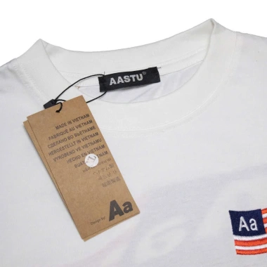 Áo Thun AA Stu Cờ Mỹ Thêu Xù Nam Nữ Cotton Cao Cấp 2 Chiều Thoáng Mát Giá Ưu Đãi 164k