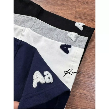 Áo Thun Aa Studio Thêu Xù Lá Cờ Cotton 2C Cao Cấp 270gsm - Giá Giảm 229k