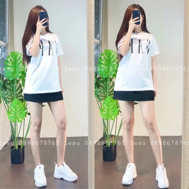 Áo Thun Ảnh Tự Chụp Cổ Tròn In Chữ Tay Ngắn - Giá 240k Giảm còn 200k, Thiết Kế Độc Đáo, Phong Cách Cá Nhân