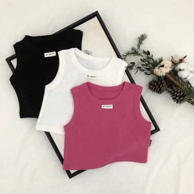 Áo Thun Ba Lỗ Cổ Tròn Cho Bé Gái Cotton Mềm Mại - Giá 70.000 VND Giảm 20% 6