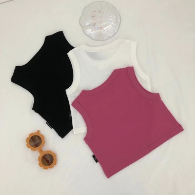 Áo Thun Ba Lỗ Cổ Tròn Cho Bé Gái Cotton Mềm Mại - Giá 70.000 VND Giảm 20% 7