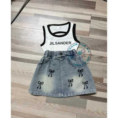 Áo thun ba lỗ JIL SANDER cho bé gái - Thoải mái, siêu đáng yêu, giá 69.000₫ 2