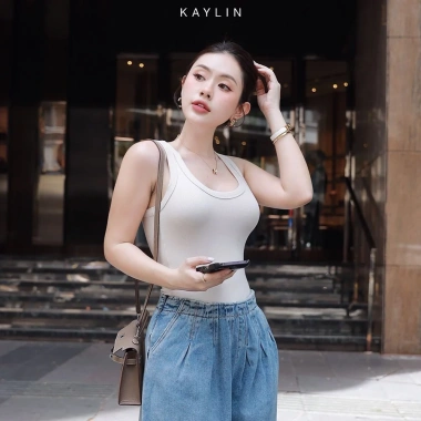 Áo thun ba lỗ KAYLIN Basic chất thun gân co giãn, thoải mái, chỉ 210.000 VND