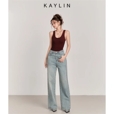 Áo thun ba lỗ KAYLIN Basic ôm cổ, vải thun co giãn, thoáng mát, giảm giá 200k