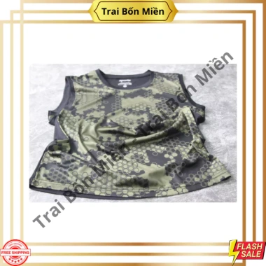 Áo Thun Ba Lỗ Nam Co Giản 4 Chiều, Hoạ Tiết 3D In Chìm Nổi Bật - Giá 110k MT SHOP 9