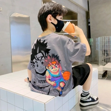 Áo Thun Baby Tee 100% Cotton Tay Ngắn Cổ Tròn Họa Tiết Trẻ 2-14 tuổi Giảm Giá - Giá 100.333 VND 10