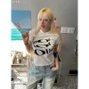 Áo thun baby tee mùa hè biển nữ sinh in hoa cotton ngắn, quyến rũ, giá ưu đãi 59.000 VNĐ