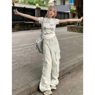 Áo thun baby tee mùa hè biển nữ sinh in hoa cotton ngắn, quyến rũ, giá ưu đãi 59.000 VNĐ