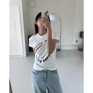 Áo thun baby tee mùa hè biển nữ sinh in hoa cotton ngắn, quyến rũ, giá ưu đãi 59.000 VNĐ 5 Áo thun baby tee mùa hè biển nữ sinh in hoa cotton ngắn, quyến rũ, giá ưu đãi 59.000 VNĐ 5