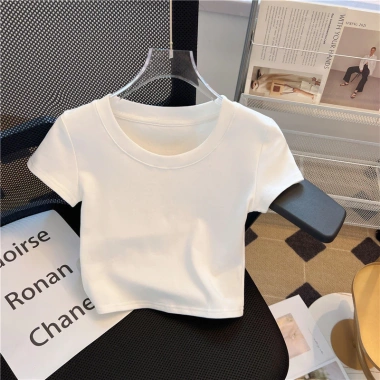Áo thun baby tee nữ tay ngắn RTOML cotton thoải mái dáng tùy thân - Giá chỉ 59.999 VND 10 Áo thun baby tee nữ tay ngắn RTOML cotton thoải mái dáng tùy thân - Giá chỉ 59.999 VND 10