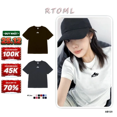 Áo thun baby tee RTOML local brand cotton typographic - 24h giao hàng, chỉ 59.000₫
