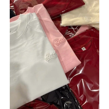 Áo thun baby tee tay ngắn Ảnh tự chụp thêu chữ BAD giảm giá 185k, giá gốc 225.7k 7 Áo thun baby tee tay ngắn Ảnh tự chụp thêu chữ BAD giảm giá 185k, giá gốc 225.7k 7