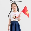Áo thun BabyloveGO mềm mịn, thoáng mát, cổ bo tròn bé trai & bé gái - 109.000đ 4