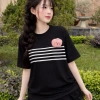 Áo thun Babytee sọc ngang ngực cotton tăm co giãn mát freesize dưới 60kg - 95.999 VND 7