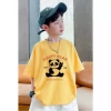 Áo Thun Baju Budak Cotton Trẻ Nhỏ Mùa Hè Thiết Kế Gấu Trúc Vừa Vặn 85.999đ 5