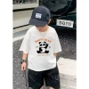 Áo Thun Baju Budak Cotton Trẻ Nhỏ Mùa Hè Thiết Kế Gấu Trúc Vừa Vặn 85.999đ 10