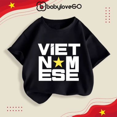 Áo thun bé BabyloveGO cotton mềm mịn, thoáng mát, cổ tròn basic - Giá 95.000₫