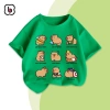 Áo thun bé BabyloveGO in hình Capybara cotton mềm mịn thoáng mát, giảm giá 89k 7
