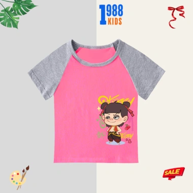 Áo thun bé cotton lạnh in hình Na Tra dễ thương, phối đồ đẹp, giá 90.000đ Mã 17 9