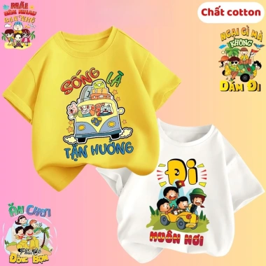 Áo thun bé Dreamy Baby cộc tay cotton co dãn mát, hè 2.025 - Giá ưu đãi 85.999₫