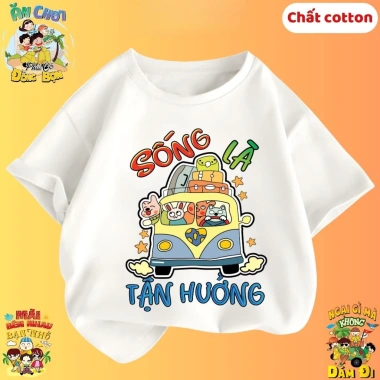 Áo thun bé Dreamy Baby cộc tay cotton co dãn mát, hè 2.025 - Giá ưu đãi 85.999₫