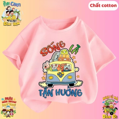 Áo thun bé Dreamy Baby cộc tay cotton co dãn mát, hè 2.025 - Giá ưu đãi 85.999₫