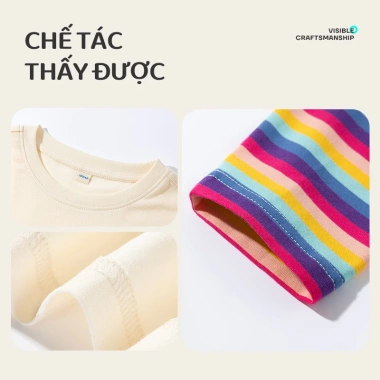 Áo Thun Bé Gái 100% Cotton Dài Tay In Hình Dễ Thương, Giá Chỉ 120.000đ
