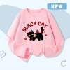 Áo thun bé gái 100% cotton dài tay mềm mại thoải mái, in hình mèo, giá 162.000 VND 9