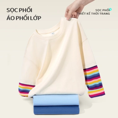 Áo thun bé gái 100% cotton dài tay thời trang, in hình thỏ - Giá ưu đãi 129.600đ 3