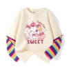 Áo thun bé gái 100% cotton dài tay thời trang, in hình thỏ - Giá ưu đãi 129.600đ 7