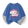 Áo thun bé gái 100% cotton dài tay thời trang, in hình thỏ - Giá ưu đãi 129.600đ 8