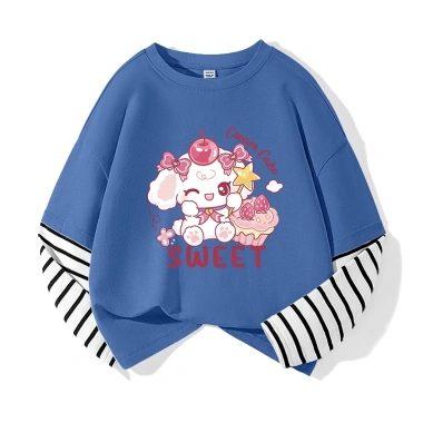 Áo thun bé gái 100% cotton dài tay thời trang, in hình thỏ - Giá ưu đãi 129.600đ 8