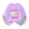 Áo thun bé gái 100% cotton dài tay thời trang, in hình thỏ - Giá ưu đãi 129.600đ 9