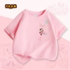 Áo thun bé gái 100% cotton Disney Minnie ngắn tay mềm mại thoáng khí - 89.000₫