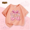 Áo thun bé gái 100% Cotton Disney Minnie ngắn tay mềm mại thoáng khí Giá chỉ 89.000₫ 8