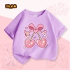Áo thun bé gái 100% Cotton Disney Minnie ngắn tay mềm mại thoáng khí Giá chỉ 89.000₫ 10