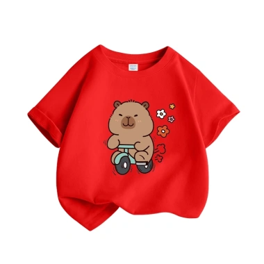Áo thun bé gái 100% cotton giản dị, ngắn tay mềm mại thoáng khí - giá 89.000 2