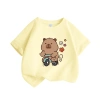 Áo thun bé gái 100% cotton giản dị, ngắn tay mềm mại thoáng khí - giá 89.000 3