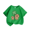 Áo thun bé gái 100% cotton giản dị, ngắn tay mềm mại thoáng khí - giá 89.000 5