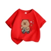 Áo thun bé gái 100% cotton giản dị, ngắn tay mềm mại thoáng khí - giá 89.000 8
